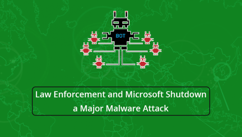 Law Enforcement and Microsoft Shutdown a Major Malware Attack by Mapping 400,000 IP’s