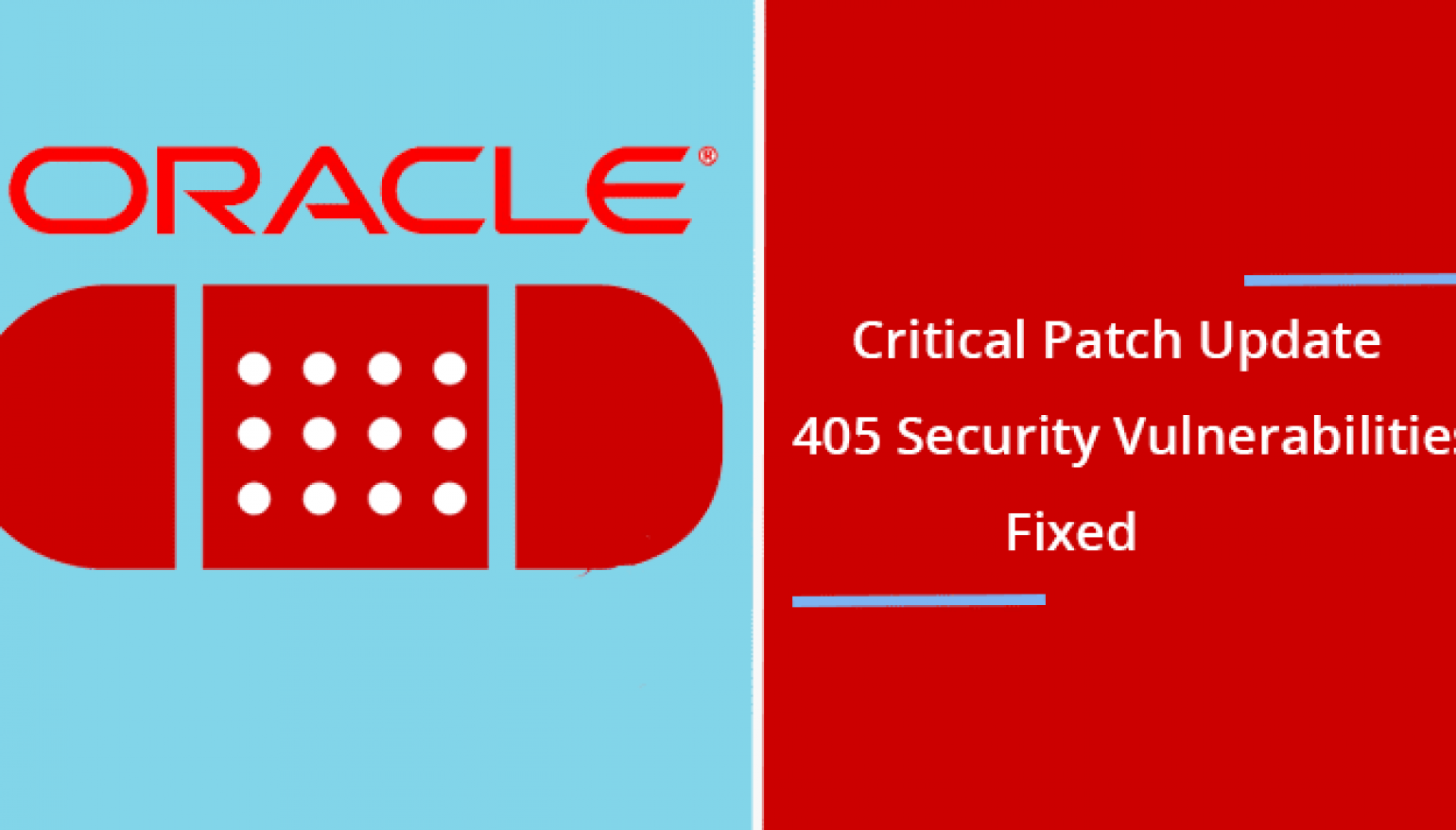 Oracle Critical Patch Update Addresses 405 New Security Vulnerabilities