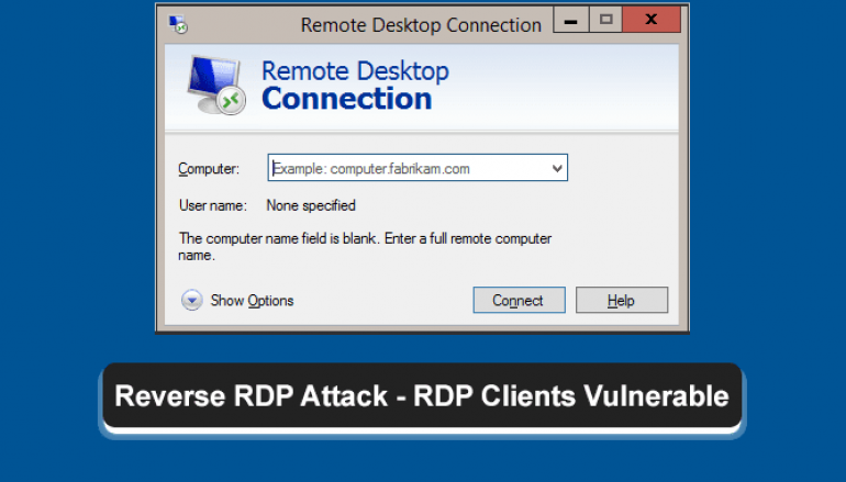 Reverse RDP – Microsoft Patch for RDP client Opens Room for Other Attacks