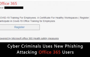 Hackers Using COVID-19 Training Lure to Attack Office 365 Users