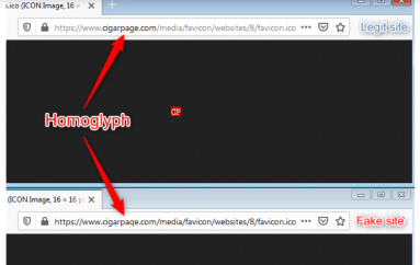 Homoglyph Attacks Used in Phishing Campaign and Magecart Attacks