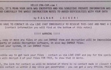 Maritime Transport and Logistics Giant CMA CGM Hit with Ransomware