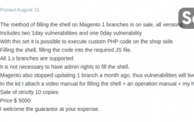 Thousands of Magento Stores Hacked in a Few Days in Largest-ever Skimming Campaign