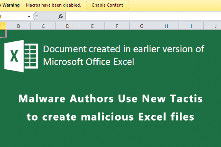 Malware Authors Create Malicious Excel Documents Using the .NET library to Bypass Security Checks