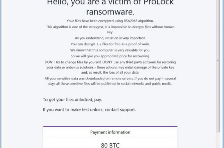FBI Issued a Second Flash Alert About ProLock Ransomware in a Few Months