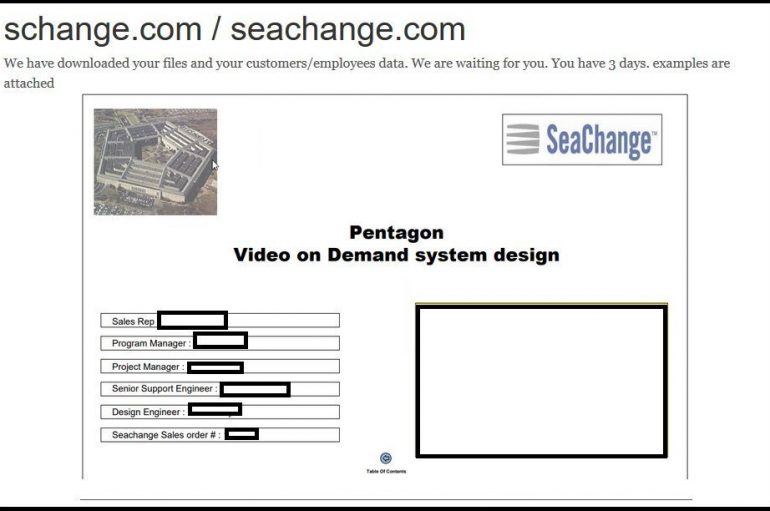 SeaChange Video Delivery Provider Discloses REVIL Ransomware Attack